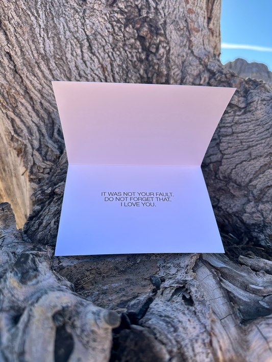 That Wasn't Supposed To Happen To You. - Greeting Card