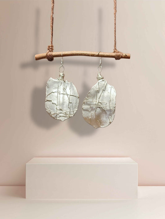 Starry Night Wood Earrings