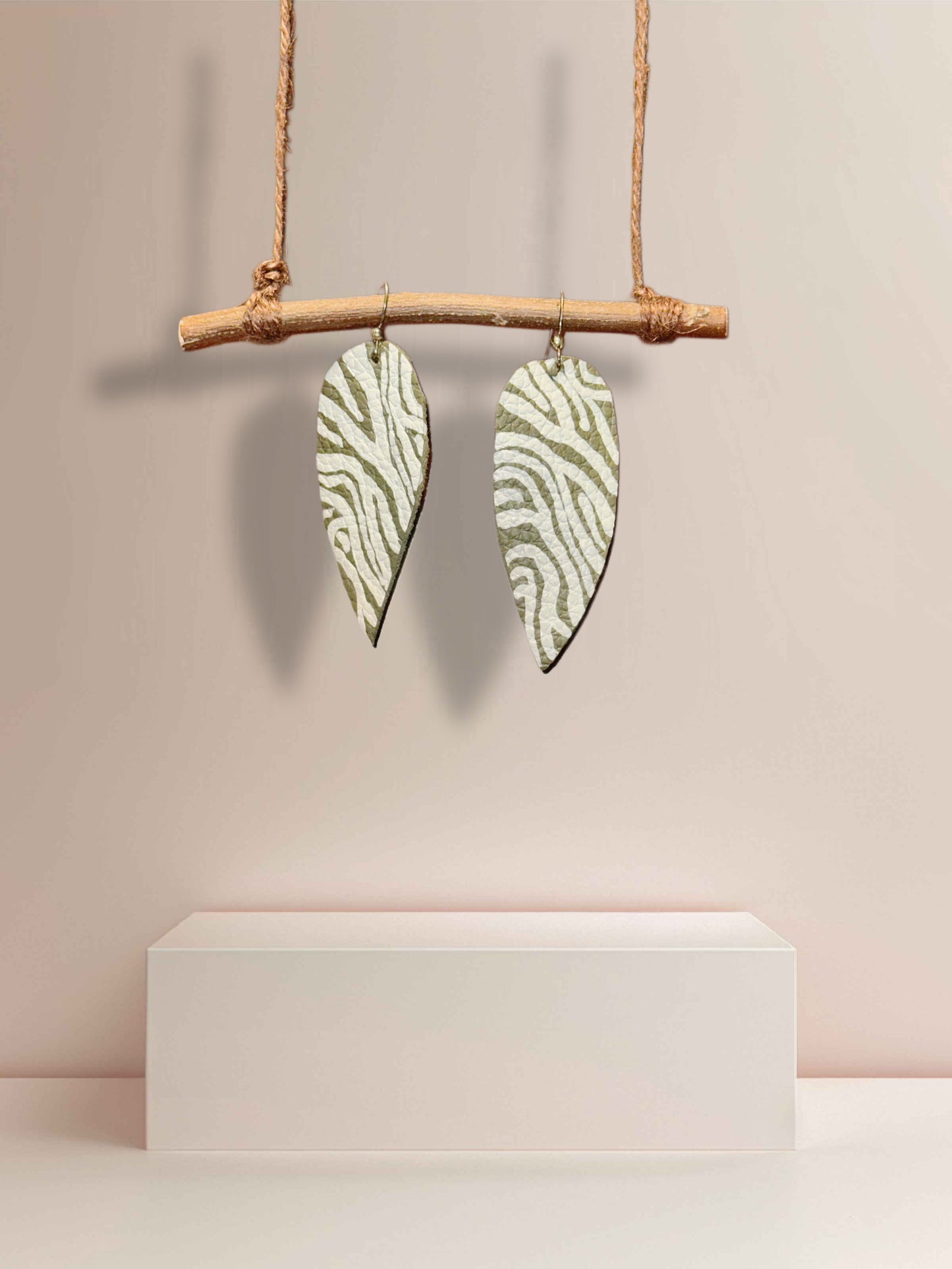 Groovy Grove Leather Earrings