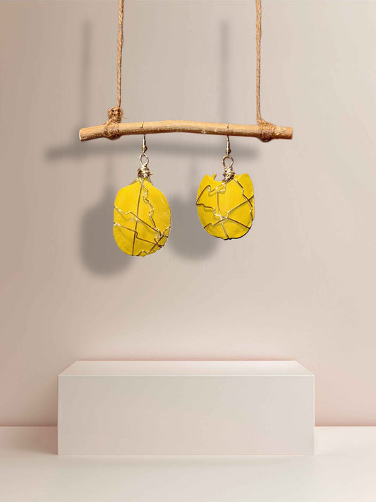 Glow + Shadow Wood Earrings (Small)