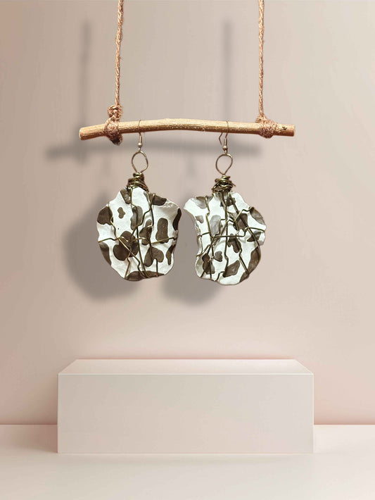 La Vaquera Wood Earrings (Medium + Curved)