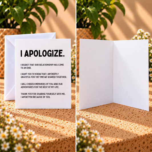 I Apologize