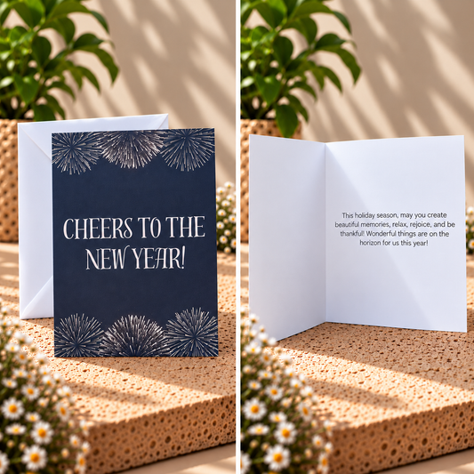 Cheers To The New Year! - Greeting Card