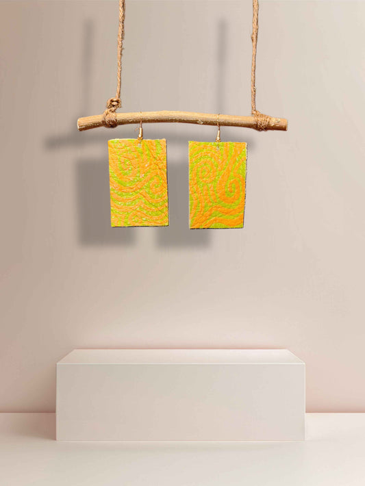 Mesa Citrus Leather Earrings