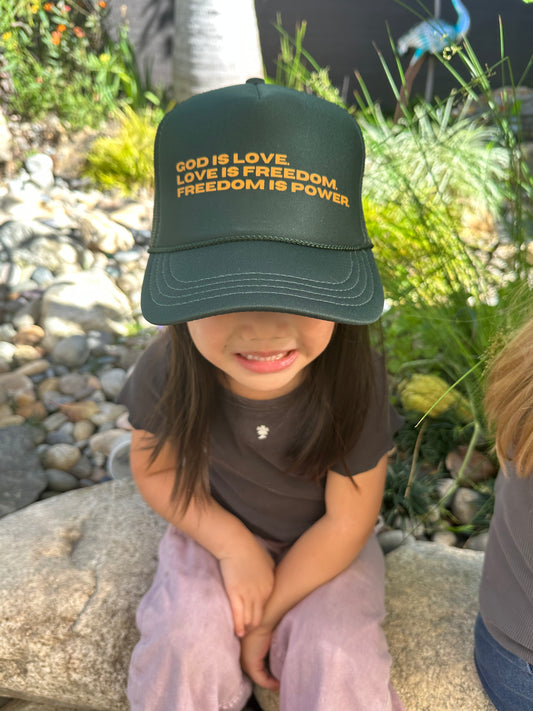 "God is Love..." Youth Trucker Hat