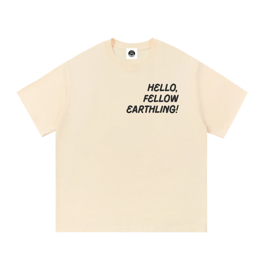 Hello Earthling Adult T-Shirt